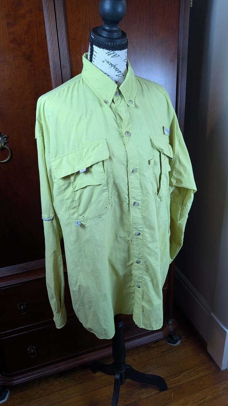 Columbia PFG Bonehead Long Sleeve Shirt medium